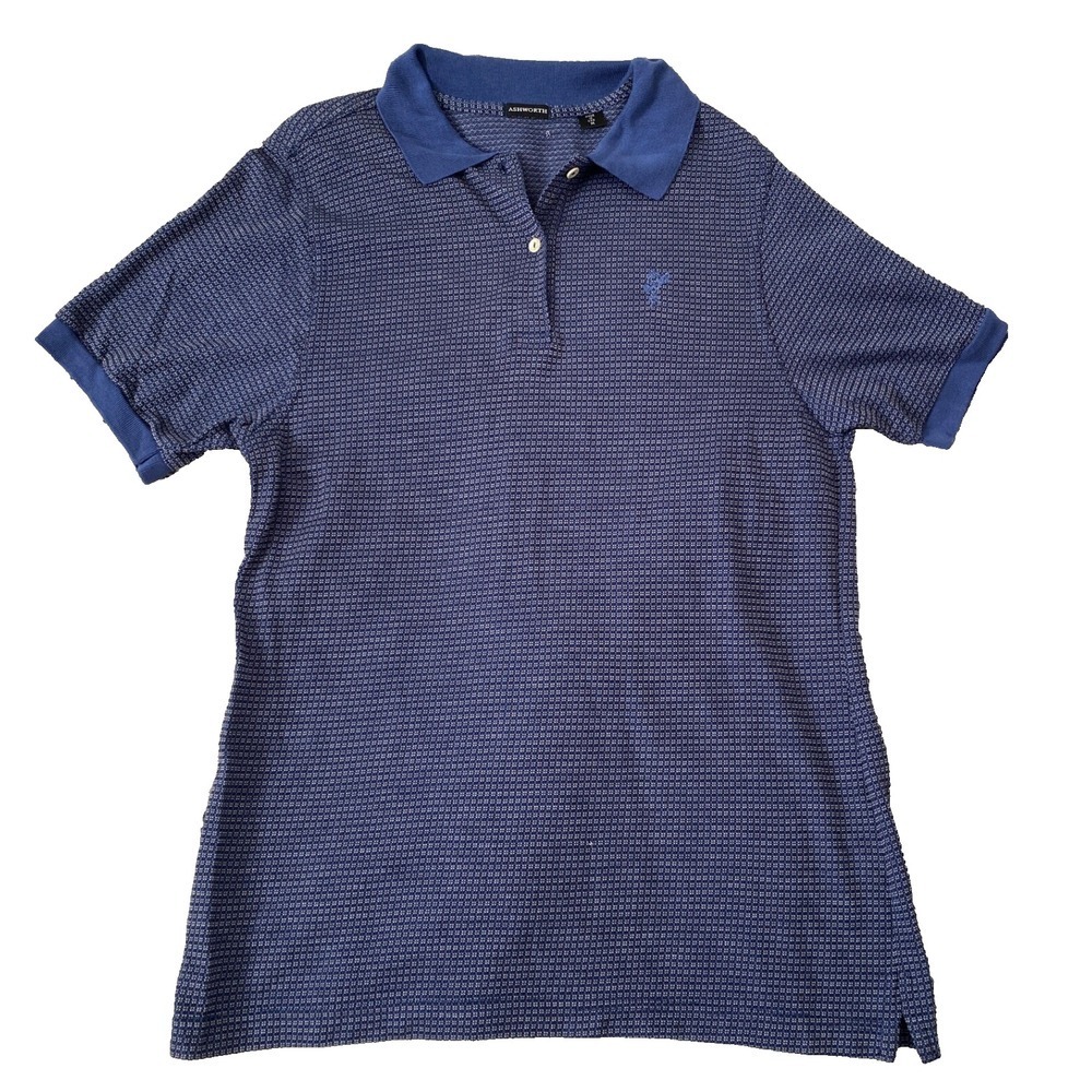 Ashworth Golf Men's Vintage 90's Polo Shirt 100% Tencel Lyocell Size Medium USA